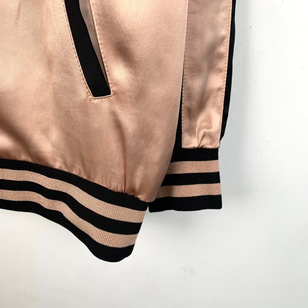 Saint Laurent Color-Block Stripe Stand-Collar Zip… - image 4